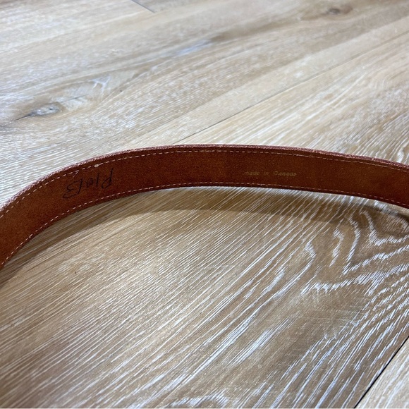 Vintage tooled leather belt | Made in Canada | 43” - Picture 7 of 13